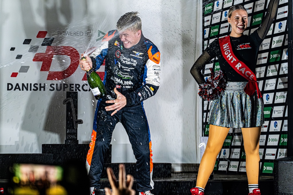 Kæmpe gennembrud for Alex Maansen: Vinder Night Race.
(Foto: Niklas Majgaard)